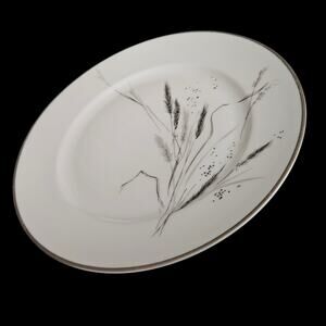 Rosenthal Selb Plössberg Aida Set of 4 Salad Plates 8" Gray Wheat Bavaria